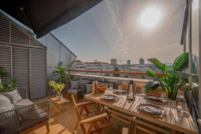 Eco Penthouse in downtown with rooftop & parking